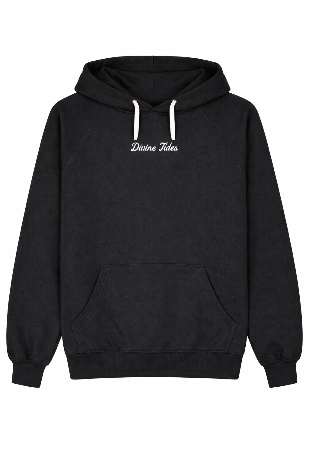 Divine Tides Lightweight Terry Hoodie - Black