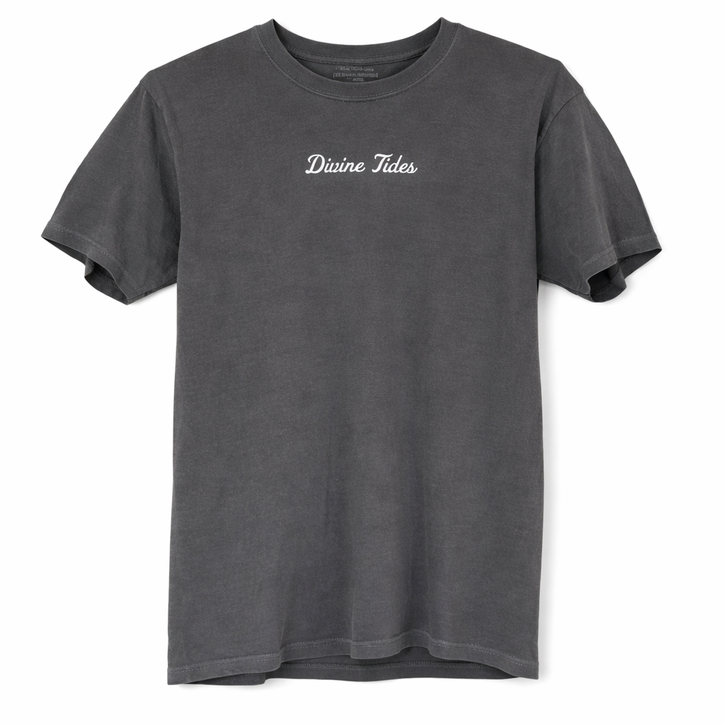 Divine Tides Comfort Colors T-Shirt - Pepper