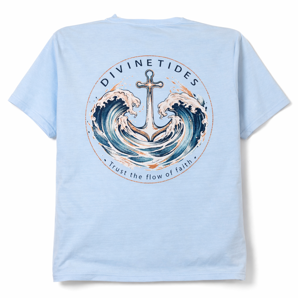 Divine Tides Comfort Colors T-Shirt - Hydrangea