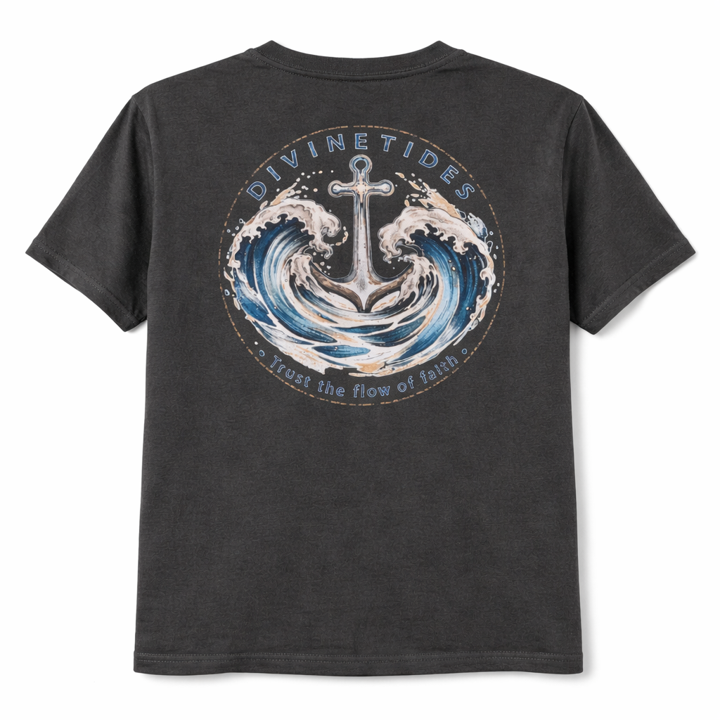 Divine Tides Comfort Colors T-Shirt - Pepper