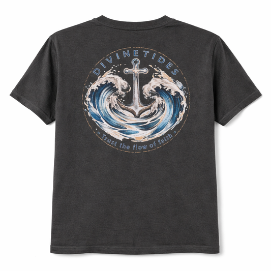 Divine Tides Comfort Colors T-Shirt - Pepper
