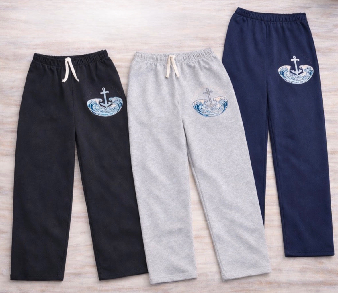 Coastal Relaxed Open Bottom Sweatpants