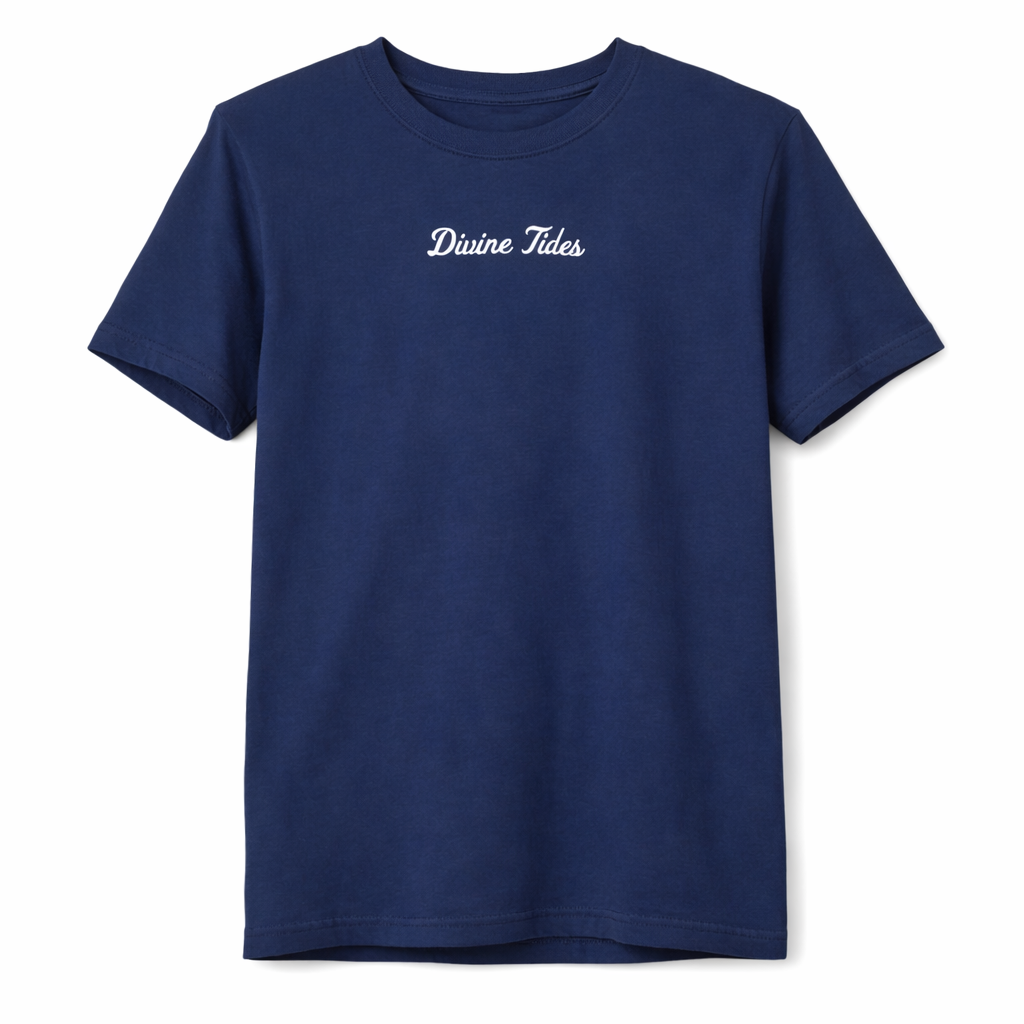 Divine Tides Comfort Colors T-Shirt - Navy